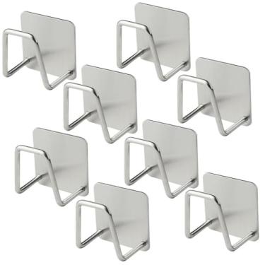 Imagem de Suporte Para Esponjas Em AçO InoxidáVel, Prateleira De Armazenamento Para Pia De Cozinha(2 KIT [ 8 PÇS ])