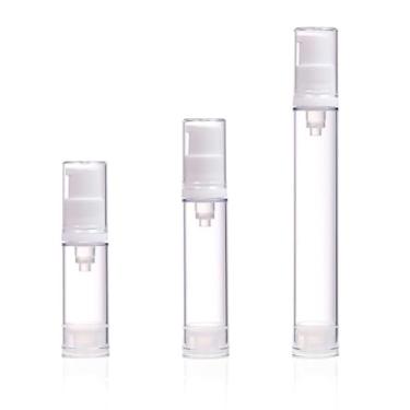 Imagem de Conjunto de frascos de viagem a vácuo, frascos de bomba recarregáveis de 5 ml, 10 ml, 15 ml, para produtos de higiene pessoal, recipientes vazios à prova de vazamento para xampu e loção cosmética, 3