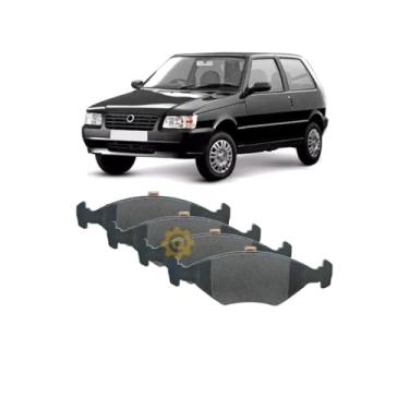 Imagem de Kit Pastilha Freio Uno Mille Fire 1.0 2009 + CAR80 Anti Chiado 300ml