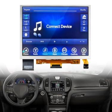 Imagem de Tela sensível ao toque Uconnect de 21.3 cm de substituição para Jeep Grand Cherokee, Dodge RAM, Wrangler, Cherokee, Compass, Durango | Digitalizador LCD OEM