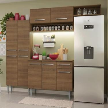 Imagem de Armário de Cozinha Completa 229cm Rustic Emilly Madesa 18xa