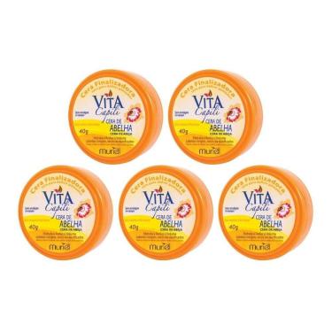 Imagem de Cera Finalizadora Capilar Muriel 40G Abelha - Kit Com 5Un