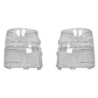 Imagem de Peças de reposição para interior do carro, compatível com chevrolet silverado 2014 2015 2016, capa protetora contra poeira, compatível com faróis, concha transparente(2pcs Left and Right)