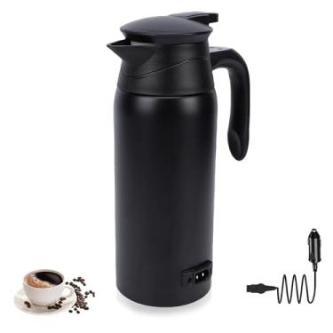 Imagem de VBESTLIFE Chaleira Elétrica para Carro, Caldeira de água Portátil para Viagem de 800ml Com Display LED, Chaleira de água para Aquecimento de Caminhão para Preparar café e chá