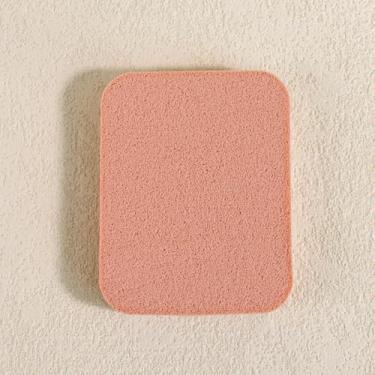 Imagem de Conjunto de esponja de látex em pó quadrada bege, 6 peças, esponjas de maquiagem macias para corretivo de base e aplicação cosmética diária