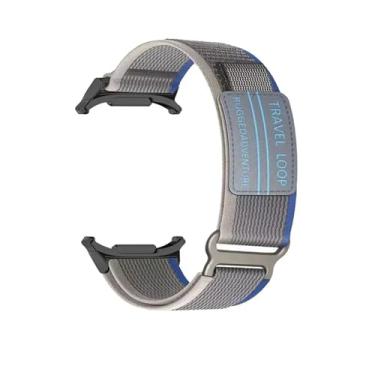 Imagem de MURVE Pulseira esportiva masculina de nylon para Samsung Galaxy Watch 7 Ultra de 47 mm para Galaxy 7 de 47 mm ultra sem lacunas, Watch 7 Ultra, Ágata