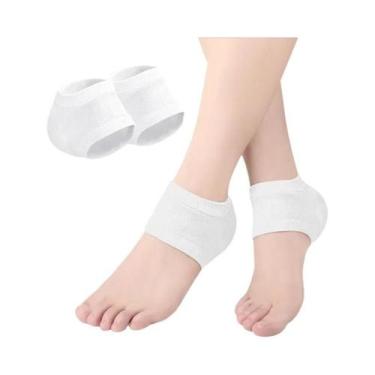 Imagem de Protetores De Calcanhar Em Gel De Silicone, Almofadas De Suporte, Meia