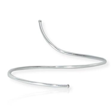 Imagem de Bracelete Pulseira Prata Original Rigido Ajustavel Delicado - La&Ny Pr