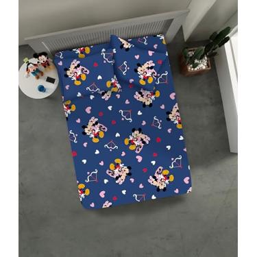 Imagem de Jogo de Lençol Portallar Disney Kids 70% Algodão Casal Minnie Cupido