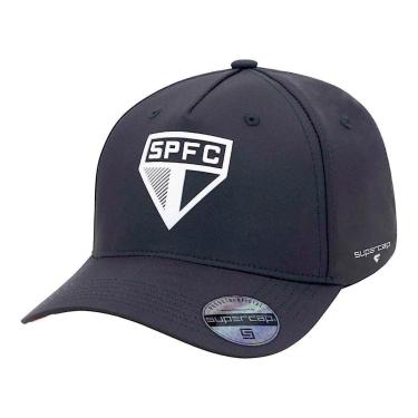 Imagem de Bone Supercap São Paulo Silk Frontal Aba Inf Sublimada Microsatim U-Unissex