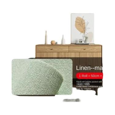 Imagem de Adesivos De Parede 3D Com Isolamento Térmico, Cor Lisa De Linho, Decor