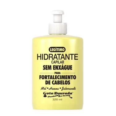 Imagem de Creme de Pentear Fortalecimento de Cabelos Gota Dourada 320Ml