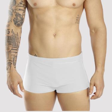 Imagem de Sunga Masculina Boxer Larga Adulto Lisa Moda Praia-Masculino
