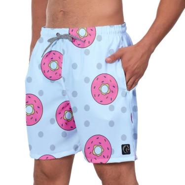 Imagem de Short Praia Premium Masculino Academia Fitness Caminhada Rosquinha-Masculino