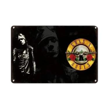 Imagem de Placa Decorativa De Metal Retrô De Banda De Rock Para Bar, Clube E Cas