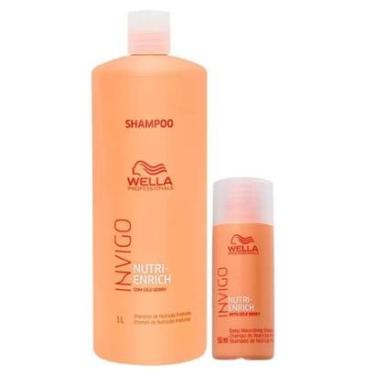 Imagem de Wella Professionals Invigo Nutri-Enrich Kit Shampoo 50ml + Shampoo 1L Kit-Unissex