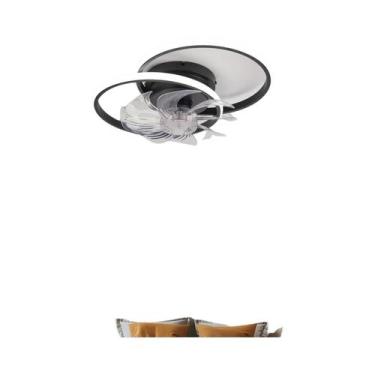 Imagem de Ventilador De Teto LED Inteligente Com Luz, Controle Remoto E APP, Sil