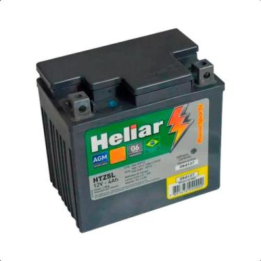 Imagem de Bateria Moto HTZ5L CG 125/160 NXR 125 Heliar 4Ah Selada