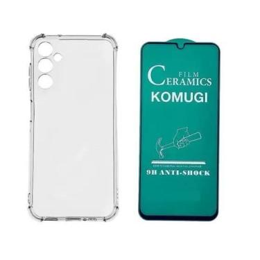 Imagem de Kit M14 Capinha Anti Impacto + Pelicula Ceramica 9d Para Samsung Galax