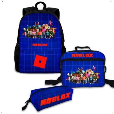 Imagem de Kit Mochila Bolsa Escolar Com Lancheira Térmica E Estojo Personalizado