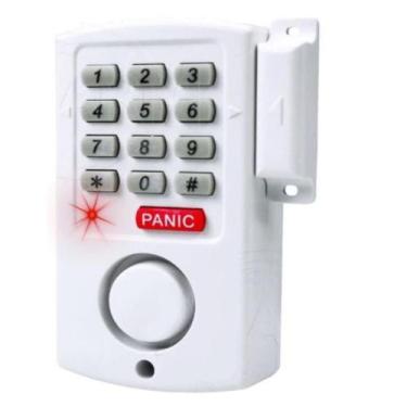 Imagem de Kit Alarme Residencial E Comercial Sem Fio Com Teclado Numérico, Botão