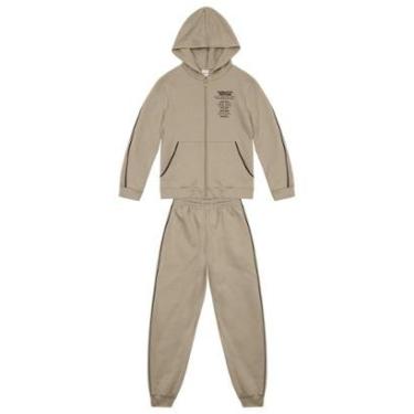 Imagem de Conjunto infantil menino em moletom sport Brandili-Masculino
