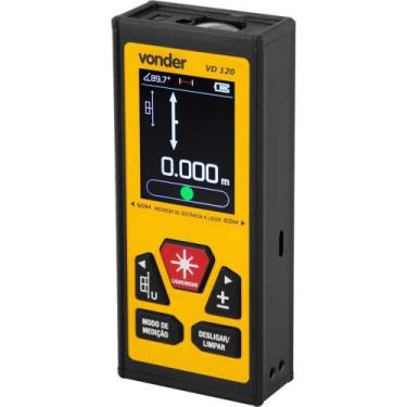 Imagem de Medidor De Distância A Laser Vonder Vd 120 - Alcance Até 120 M, Nove M