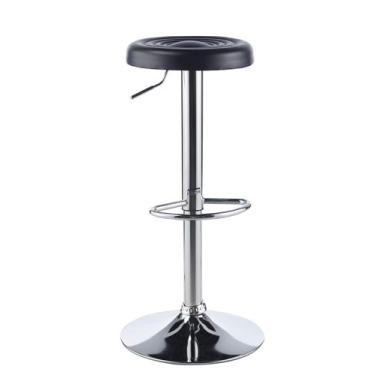 Imagem de Banqueta Banco Bistro ZENITH Preta Design Moderno Conforto e Sofistica