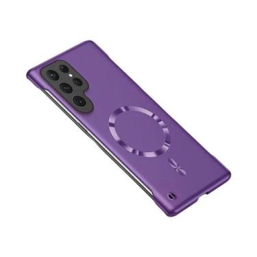 Imagem de Capa De Metal Sem Moldura Para Samsung A55 A56 S25 S24 S23 S22 S21 S20