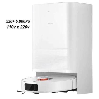 Imagem de Robô Aspirador Xiaomi Vacuum X20 Mais 110v E 220v 6.000Pa Branco, Bran