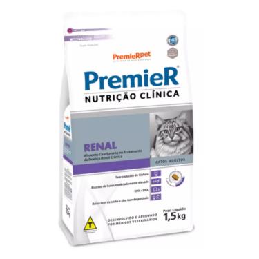 Imagem de Premier Renal Ração Nutrição Clínica para Gatos Adultos - 1,5KG