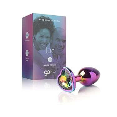 Imagem de Plug Anal Metal Go Play Luc Furta-Cor 7 cm x 2,5 cm A Sós