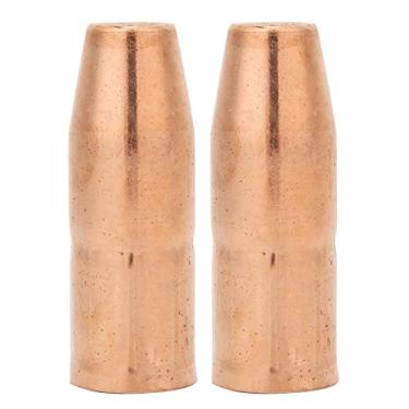 Imagem de 2 bocais de solda 169-724 MIG com ponta embutida de 1,27 cm para pistola Hobart M25 M40