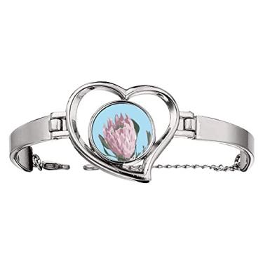 Imagem de N/A N/A Bracelete de fio de coração joia de caranguejo cabeludo brasileiro, medium, metal