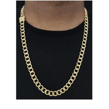 Imagem de Cordão Corrente Pitbull 10mm de moeda antiga