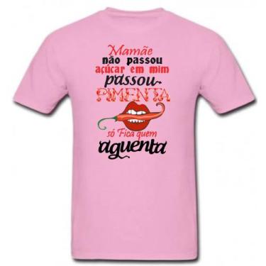 Imagem de Camiseta  Mamãe Passou Pimenta Em Mim Fornecedor M&M Presentes Persona