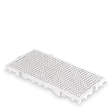 Imagem de Estrado Piso Pallet Plástico Resistente 25x50 Paletes Branco