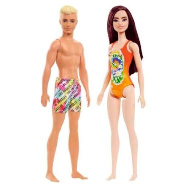 Imagem de Boneca Barbie E Ken Namorados Praia Piscina - Mattel