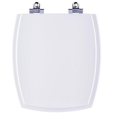 Imagem de Assento Sanitário Laqueado Soft Close Anturius Branco para vaso Luzarte