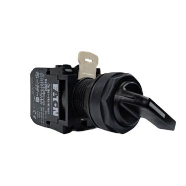 Imagem de Botão Comutador C/ Trava Com Knob 3 Posições Fixa 60G 2NA PT B22VBG61D - Eaton