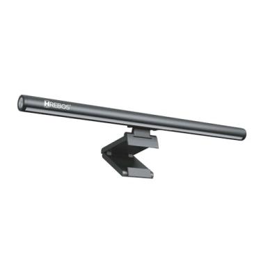 Imagem de Luminária Barra De Led Para Monitor Notebook Computador Usb Mesa Sensor touch 5 Modeos de Cor, Com Ajuste de intensidade de luz Em Alumínio e Metal USB-A/Type-C