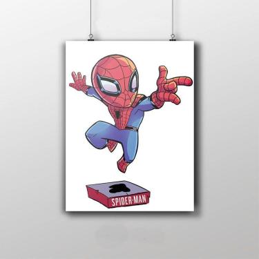 Imagem de Placa Decorativa Homem Aranha Infantil