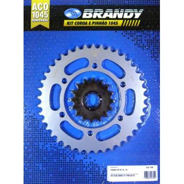 Imagem de Kit Relação Yamaha YZF R1 2015 até 2016 Brandy - Sem Corrente