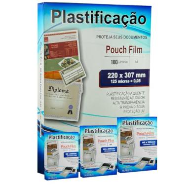 Imagem de Kit Polaseal 400 unidades 0,05 (Crachá + CPF + RG + A4) 100 de cada
