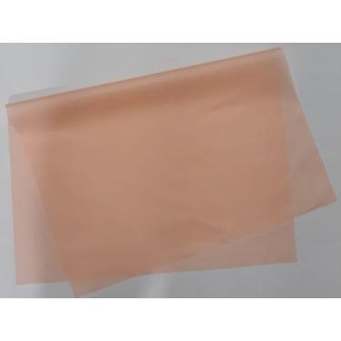 Imagem de Papel de seda 50x70 pessêgo claro 50% ac92 - pacote com 100 folhas - A