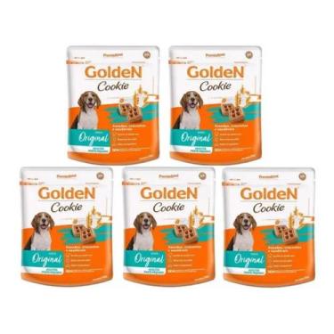 Imagem de Kit 5un Biscoito Para Cães Adultos Porte Pequeno 350g Golden - Premier