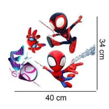 Imagem de Adesivo De Parede Homem Aranha No Multiverso - Lojinha Da Luc