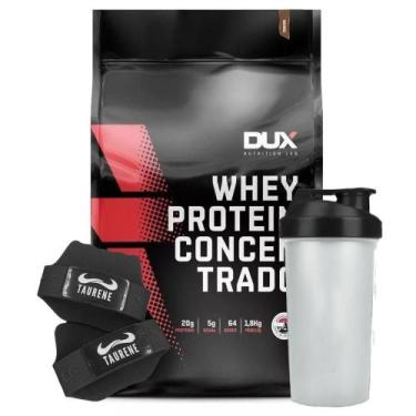Imagem de Whey Concentrado Cookies 1,8Kg Luva Taurene +  - Dux - Dux Nutrition