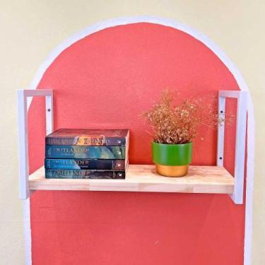 Imagem de Prateleira de Ferro e Madeira Industrial de Parede Style 1 Prateleira 