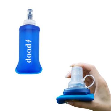 Imagem de Garrafa Squeeze Silicone Dobrável Soft Esportiva - 250ml - Dood
